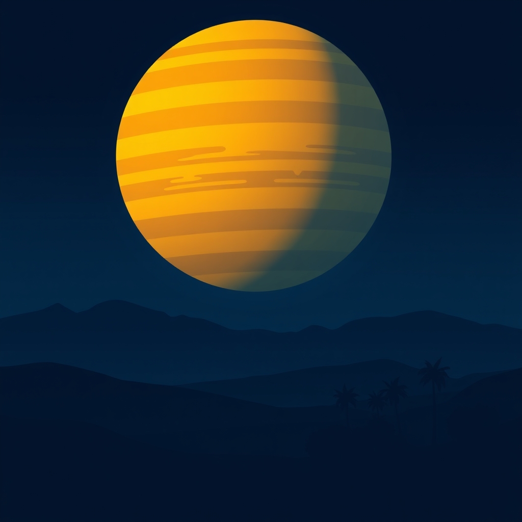 Illustration for Jupiter in the 8th House: Meaning and Effects