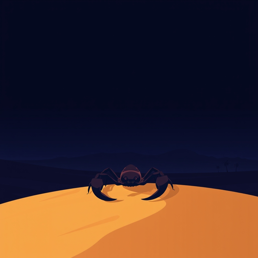 Scorpio symbol illustration